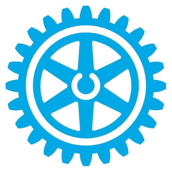 A gear with the letter C in the middle sits on a blue, splotchy background above the words 