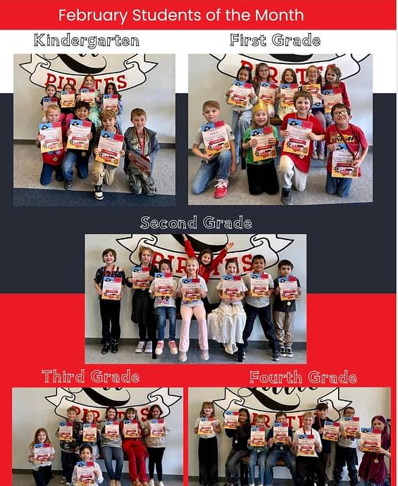 February Students of the Month