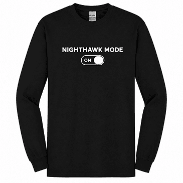 DISCOUNTED - Black Long-Sleeve Tee