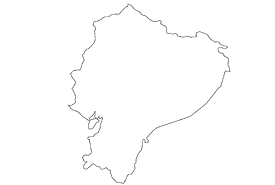 Young Living Foundation - Bromelia - Developing Enterprise - Ecuador Map Outline
