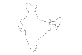 Young Living Foundation - Asha Handicraft - India Map Outline