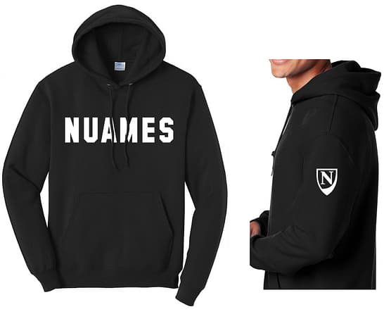 NUAMES Black Hoodie - $30