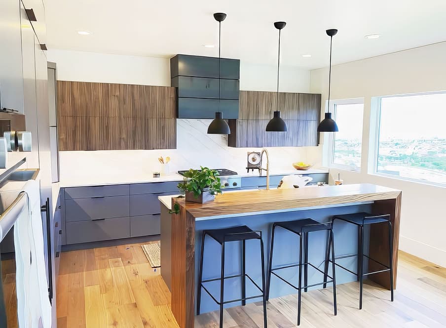 Modern kitchen with clean lines