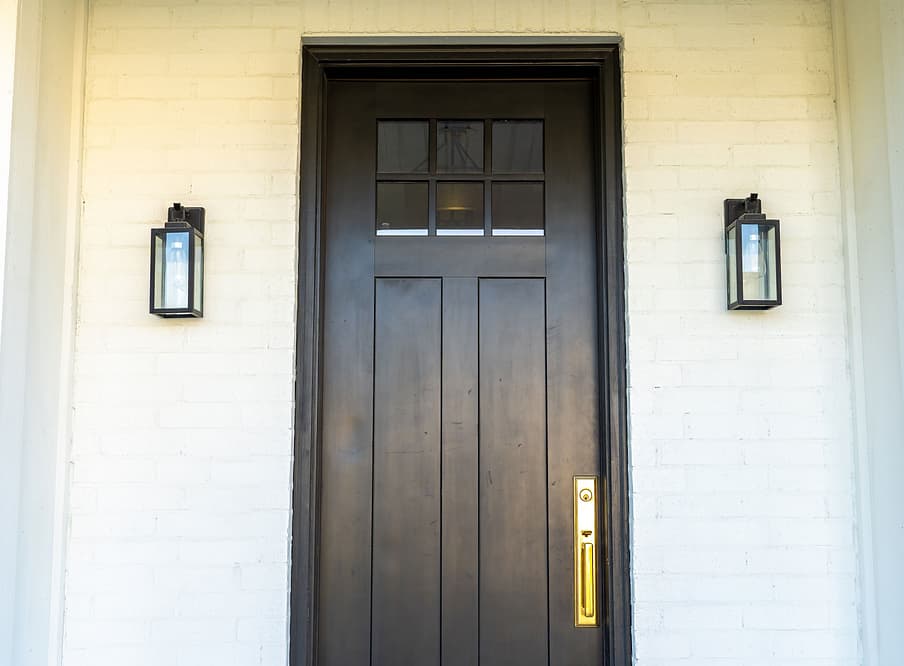 Front door finishes