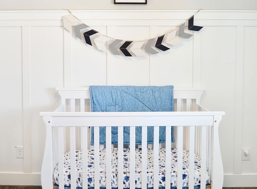 Nursery wainscoating