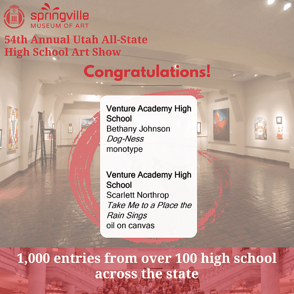 Congratulations to our Venture Art Students!