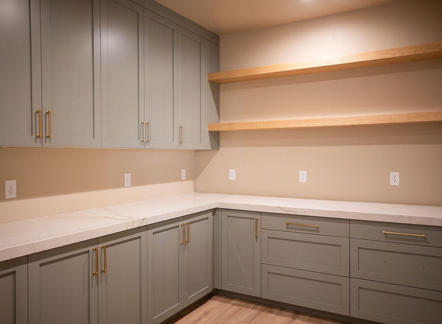 Ceiling beams with wainscoating