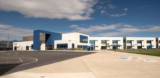  Front of Early Light Academy building. 