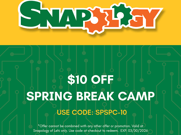  Spring Break Camp $10 off use code SPCPC-10 